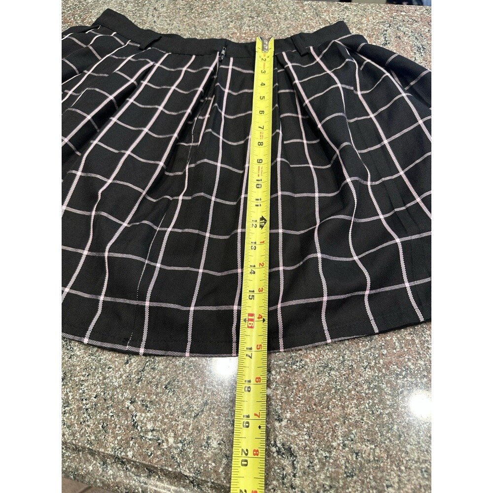 Hot Topic Social Collision Skirt XL black knee lenght XLarge - Picture 6 of 8